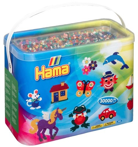 Hama Ironing beads in Bucket-Mix (067) 30.000th. 208-67