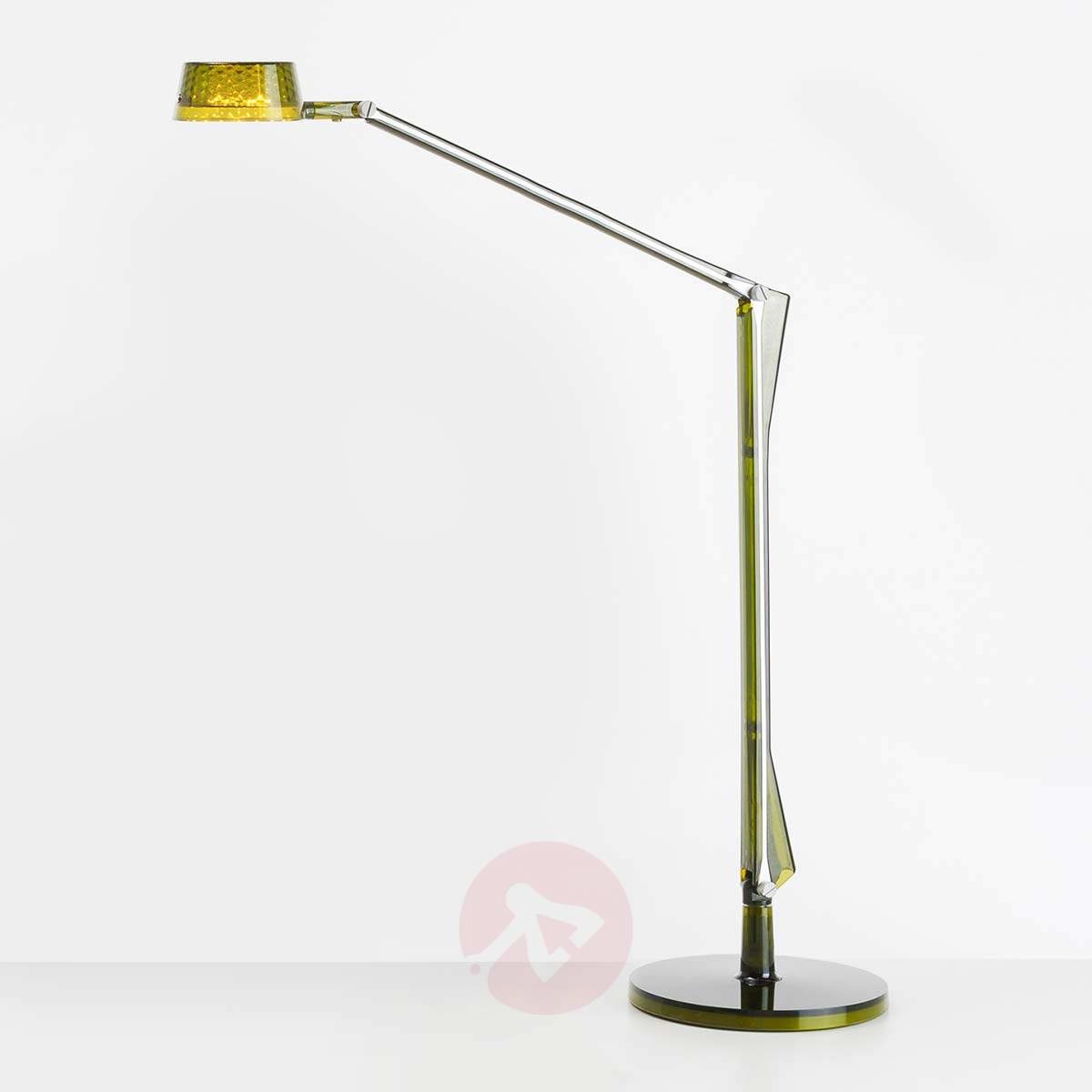 KARTELL Regulowana lampa stołowa LED Aledin Dec, zielona