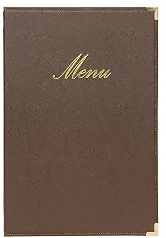 Securit SECURIT Classic A4 menu za pomocą jednego dwustronnej deponentów brązowy MCCRLSBR