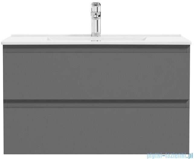 Oltens Oltens Vernal szafka 80 cm podumywalkowa wisząca grafitowa 60001400