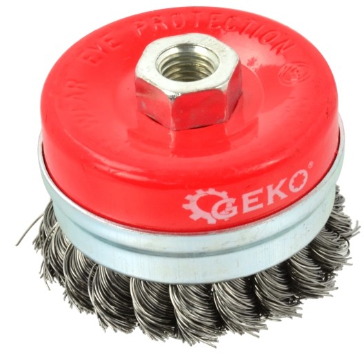 Szczotka Druciana Czołowa Drut Skręcany 75mm M14