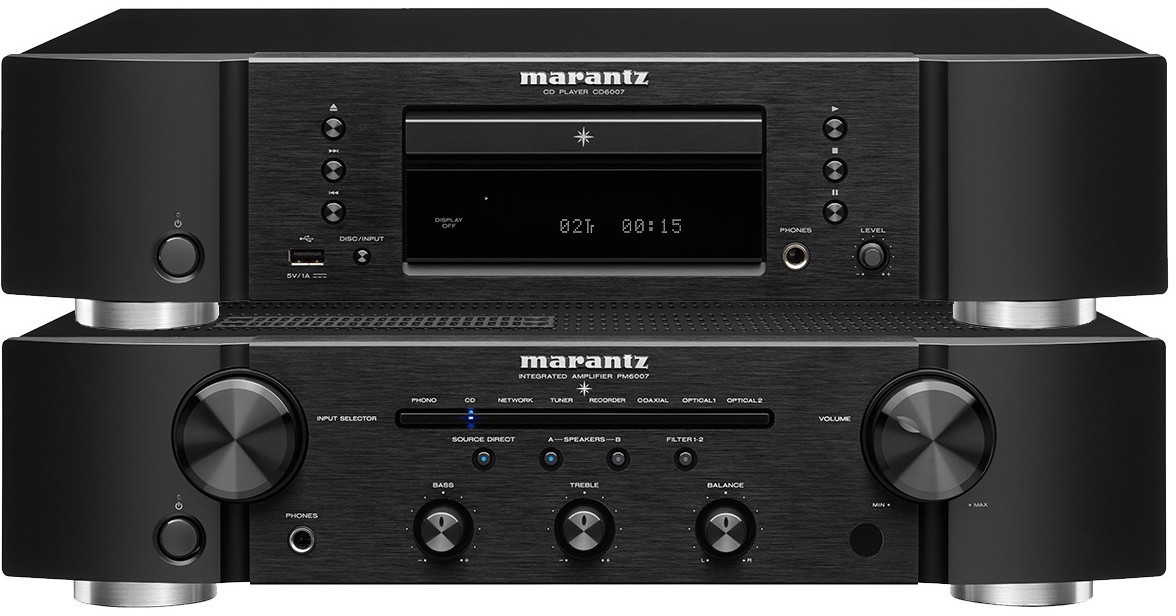 Marantz Zestaw stereo: PM6007 + CD6007, Kolor: Czarny