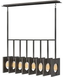 Quintessentiale Quintessentiale Ludlow QN-LUDLOW8-GR lampa wisząca 8x60W/E27 QN-LUDLOW8-GR
