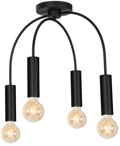 Luminex Loppe 512 plafon lampa sufitowa 4x60W E27 czarny