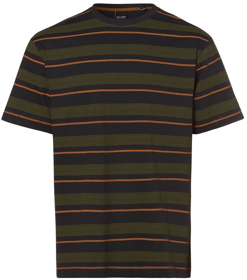 Only Sons Sons - T-shirt męski ONSTomas, niebieski|wielokolorowy