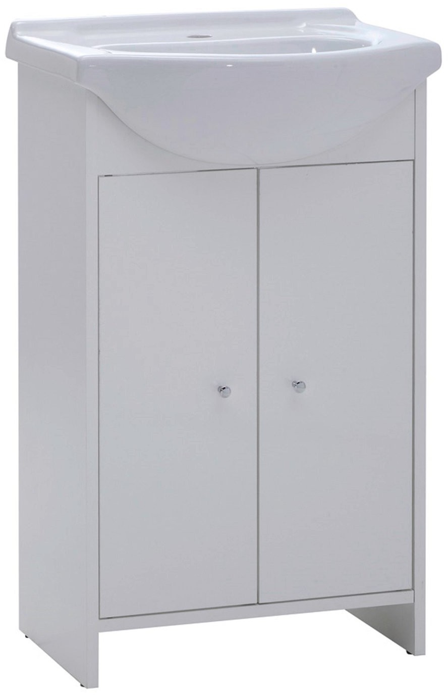 Astor Zestaw Bella 50 cm szafka z umywalką biała