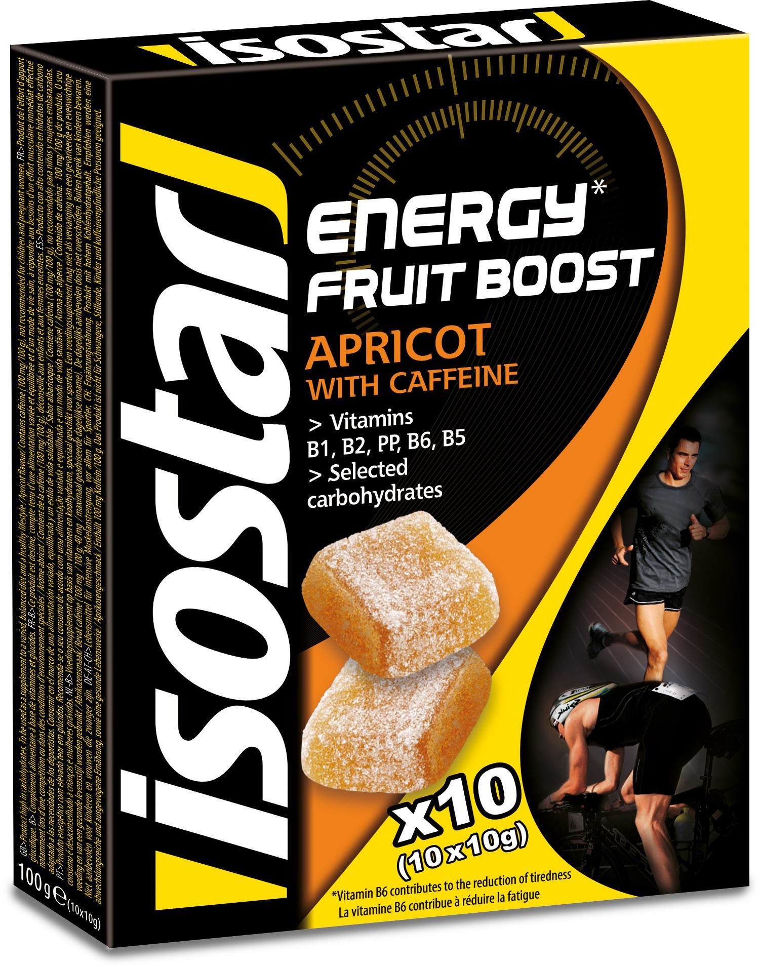 Isostar Galaretka owocowa ENERGY FRUIT BOOST morelowa x10 Unisex 3175681161719