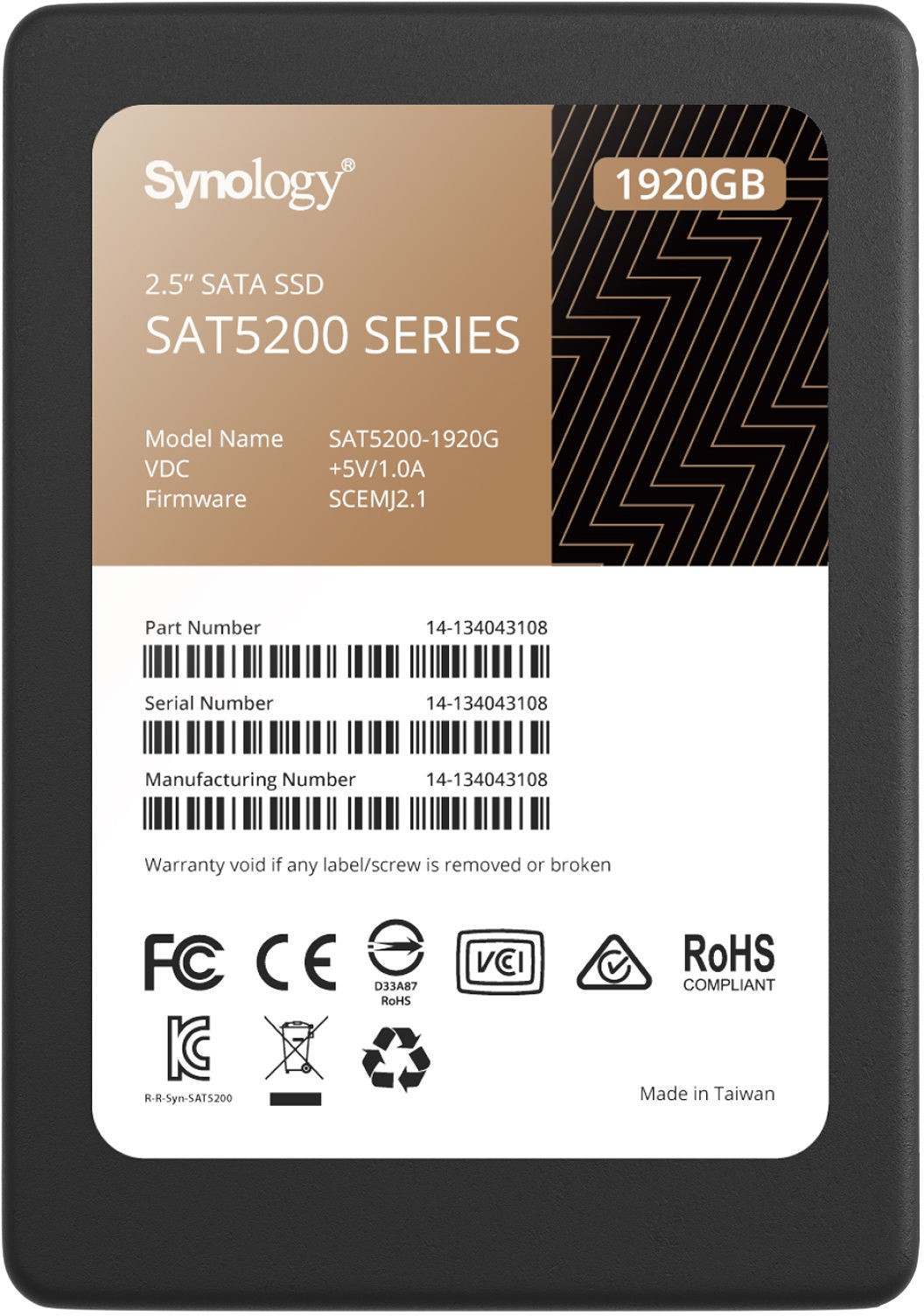 Synology SAT5200-1920G urządzenie SSD 2.5