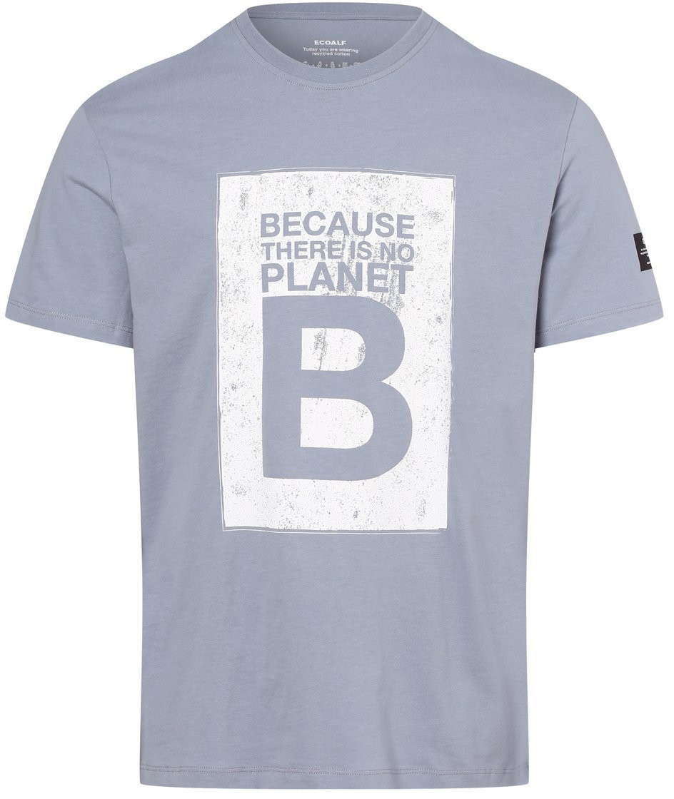 ECOALF ECOALF - T-shirt męski  Becaralf, niebieski