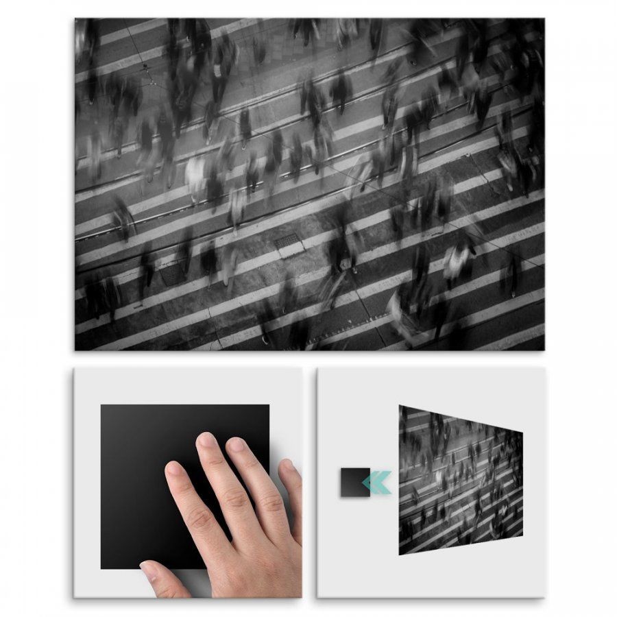 Pix4home Plakat metalowy przejście dla pieszych L POS-L-00461