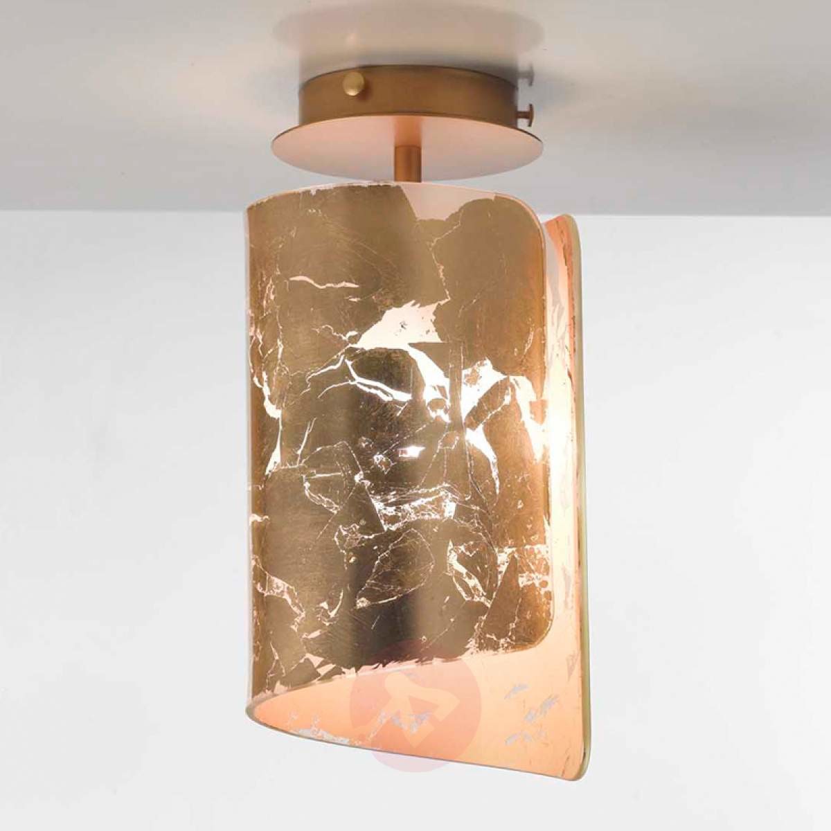 Selene Bajeczna lampa sufitowa Papiro złota