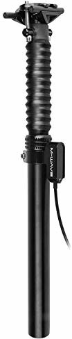 M-Wave M-Wave Sztyca podsiodłowa uniseks  dla dorosłych, SP110-ADJ z regulacją wysokości, z aluminium, długość 445 mm,  27,2 mm, czarna 252147