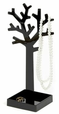 Compactor Stojak na biżuterię w kształcie drzewa, czarny