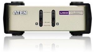 Aten KVM 2 / 1 CS-82U USB / PS2 Master Desktop