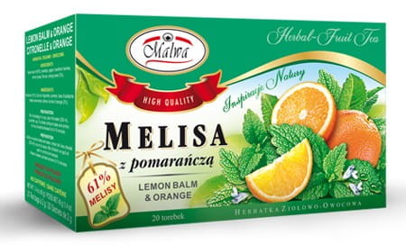 MALWA Melisa z pomarańczą 25*2g fix MALWA 34MALMELPO