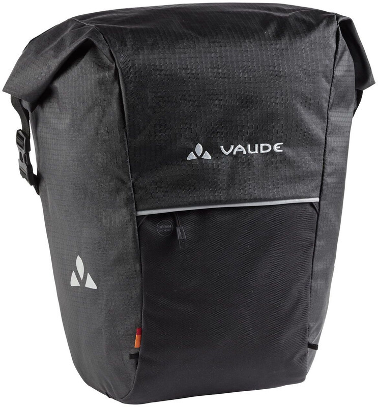 Vaude Road Master Roll-It Sakwa rowerowa, black 2021 Torby na bagażnik 143630100