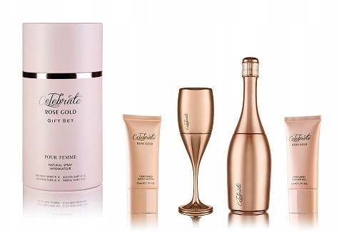 Celebrate Rose Gold Zestaw-damski Sellion-parfum