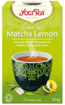 Yogi Tea (herbatki) HERBATA ZIELONA Z CYTRYNĄ I MATCHĄ (GREEN TEA MATCHA LEMON) BIO (17 x 1,8 g) 30,6 g -
