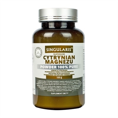 Singularis Cytrynian Magnezu Powder 100% Pure 100g