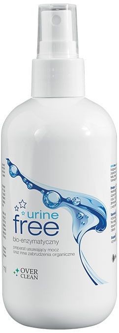 Over clean Preparat usuwający mocz i zabrudzenia organiczne Urine Free 250 ml Cytrusowo-kwiatowy NN-MOC-D250-001