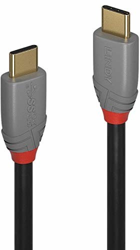 Zdjęcia - Kabel Lindy CABLE USB3.2 C-C 0.5M/ANTHRA 36900 