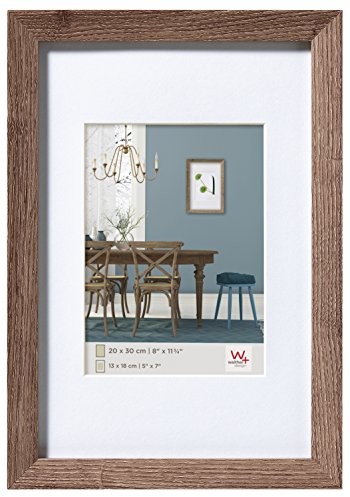 Walther wzornictwo fiorito ramka na zdjęcia, drewno, orzech, 50 x 70 cm EF070N