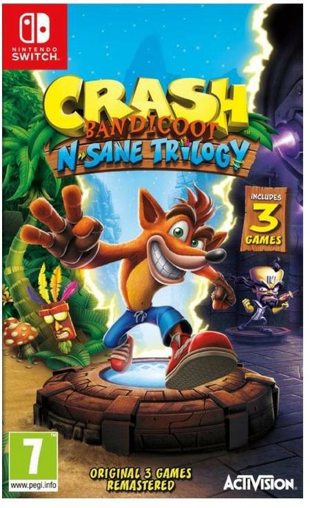 Crash Bandicoot N Sane Trilogy GRA NINTENDO SWITCH