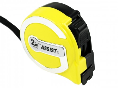 ASSIST Taśma miernicza zwijana 2m 0,14mm ASSIST 142-MRA-02M-1