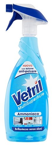 Vetril vetril  amoniaku, środek piorący do szyb i multiuoso bez smug  3 sztuki  650 ML [1950 ML]