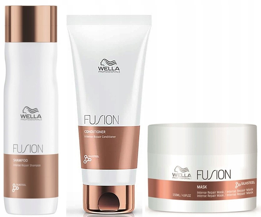 Wella Fusion Intense Zestaw Szampon Odżywka Maska