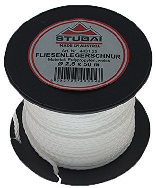 Stubai kafelkarza sznur, biały 443130