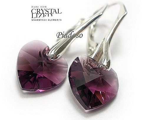 Swarovski kolczyki 21 KOLORÓW!!! SREBRO