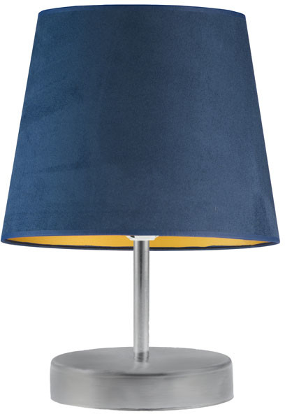 Lysne Nowoczesna lampka nocna z abażurem ALMADA VELVET 400038V/6