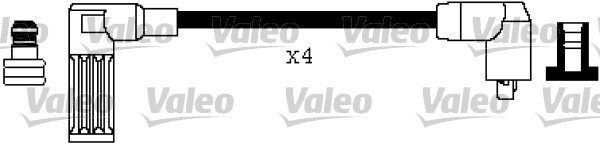VALEO przewody zaplonowe 346331