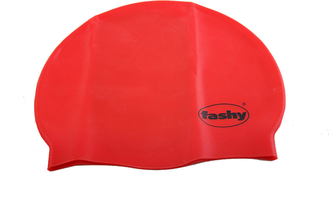 Fashy Czepek silikonowy, czerwony, rozmiar uniwersalny