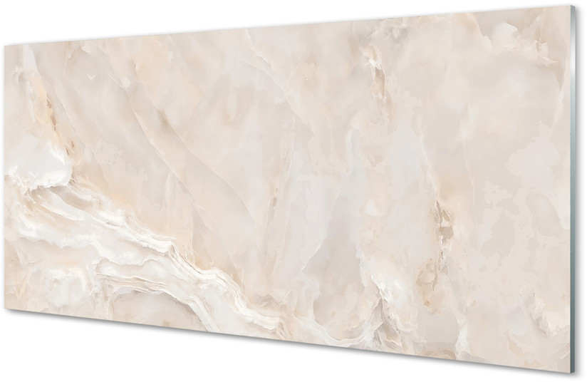 Tulup.pl Szklany Panel Kamień marmur ściana 125x50cm