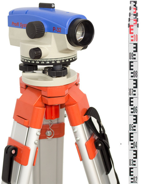 INNI Niwelator optyczny PROFISYSTEM P32 Zestaw + statyw + łata 02.04.005