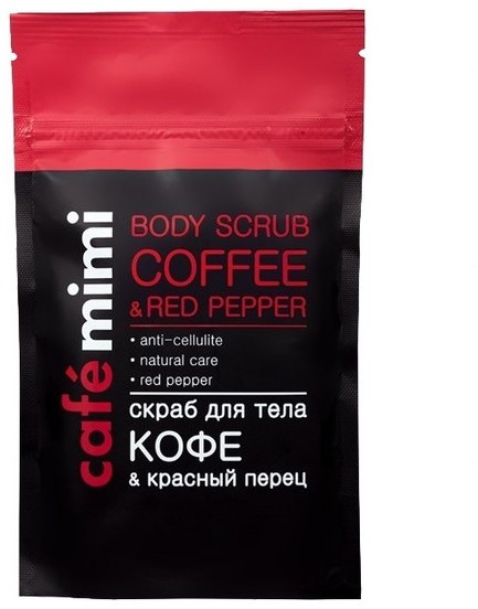 Le Cafe de Beaute Kafe Krasoty Kafe Krasoty CAFE MIMI Kawowy scrub do ciała Kawa i Czerwony pieprz 150g