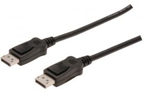 DIGITUS Digitus kabel połączeniowy DisplayPort DP ST/ST 2,0 m M/DP 1.2 Ultra HD 4 K blokady SW DB-340100-020-S