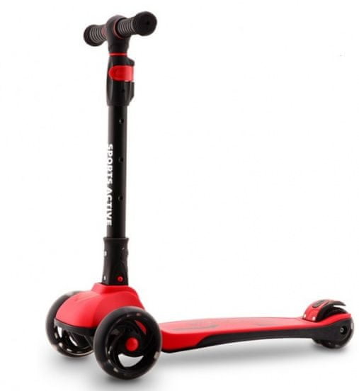 Helieli Sports Active narty dla dzieci 60 x 30 cm czerwono/czarne