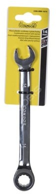 Condor Klucz płasko-oczkowy z grzechotką 14mm 1szt