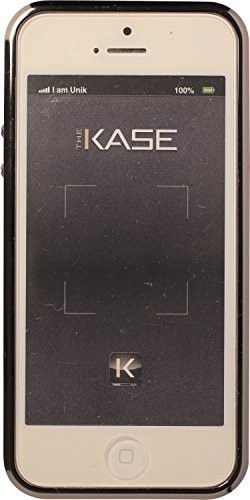 The Kase Paris The KASE Paris 23056554 Bumper etui ochronne z klapką do Apple iPhone 5/5S/SE kontury Strass Czarny 23056554