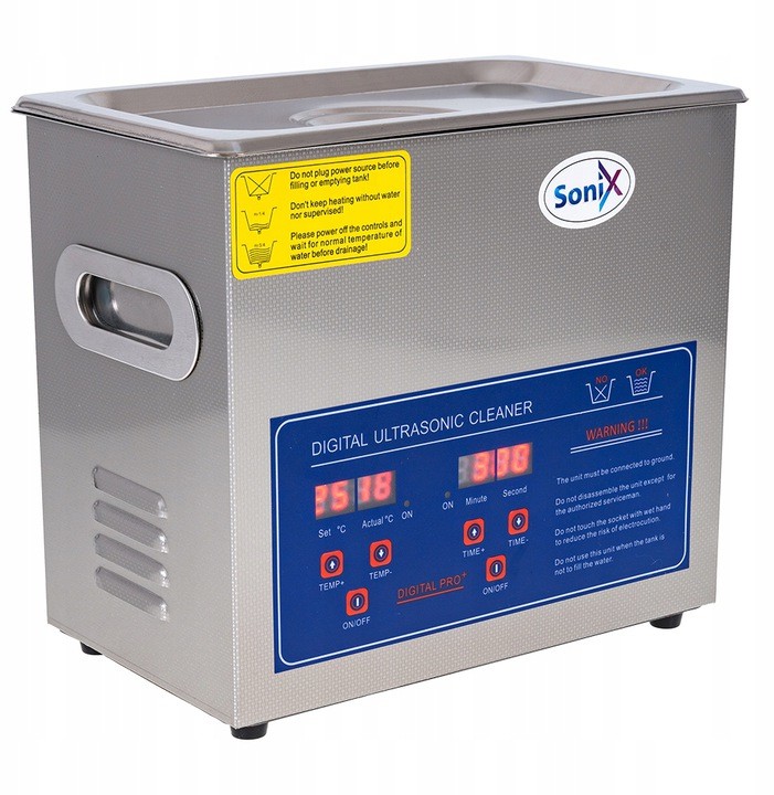 Opinie o MYJKA WANNA ULTRADŹWIĘKOWA 6,5L MYCIA CZĘŚCI SONICCO ULTRA-031S PRE-K3-ULTRA-031S
