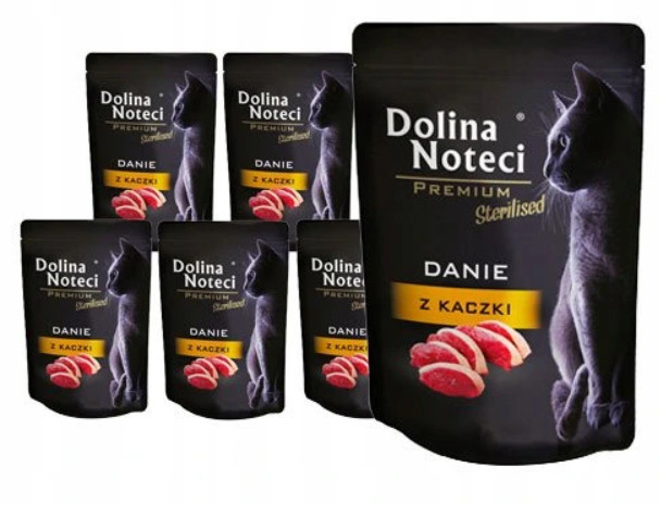 Dolina Noteci dla Kota Sterilised DANIE Z KACZKI Zestaw Saszetek 85g x 10 ZEST-DNP-85-KA-10