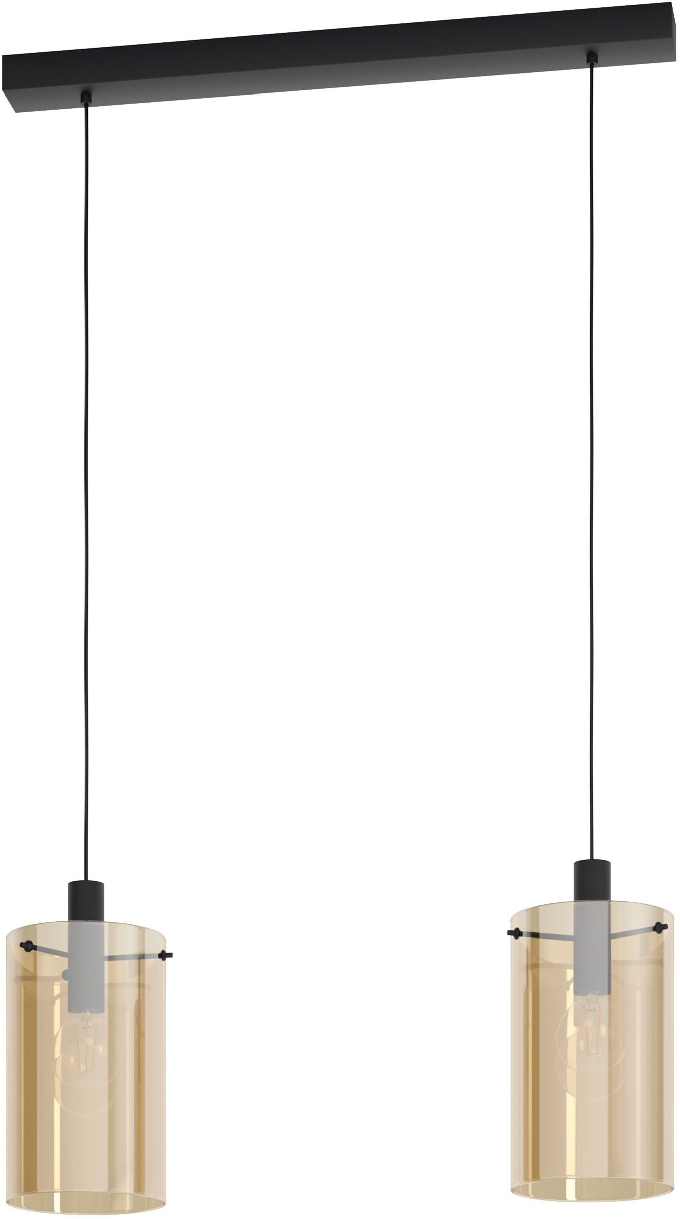 Eglo POLVERARA 39538 lampa wisząca 2x40W/E27 IP20