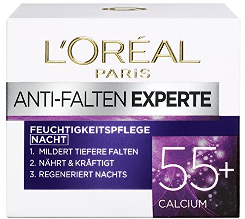 L'Oréal Paris Przeciwzmarszczkowa Expert wilgotności wapnia 55 + nacht pielęgnacja, szt. (3 X 50 ML) A89919