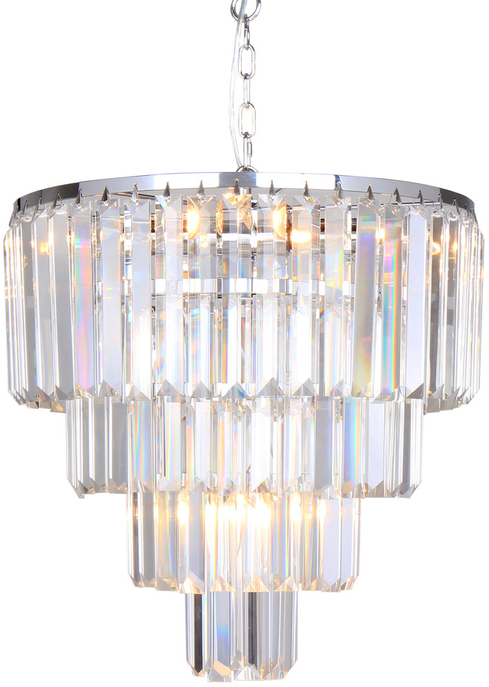 Zuma Line 17106/4+1 Chr Amedeo Lampa Wisząca Chrom/Chrome 003064-009235