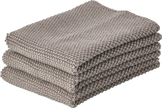 Zone Denmark Ściereczki kuchenne Zone taupe 3 szt. 331242