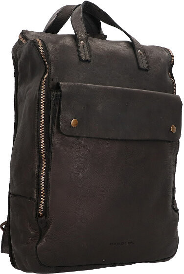Harold's Harold's Submarine Plecak skórzana 37 cm przegroda na laptopa schwarz SU49-01