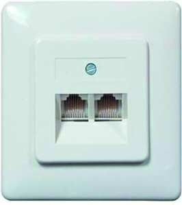 PROTEC.NET ROTEC.Puszka przyłączeniowa Net puae Up 2 X RJ45 2 X 8 (8) RW